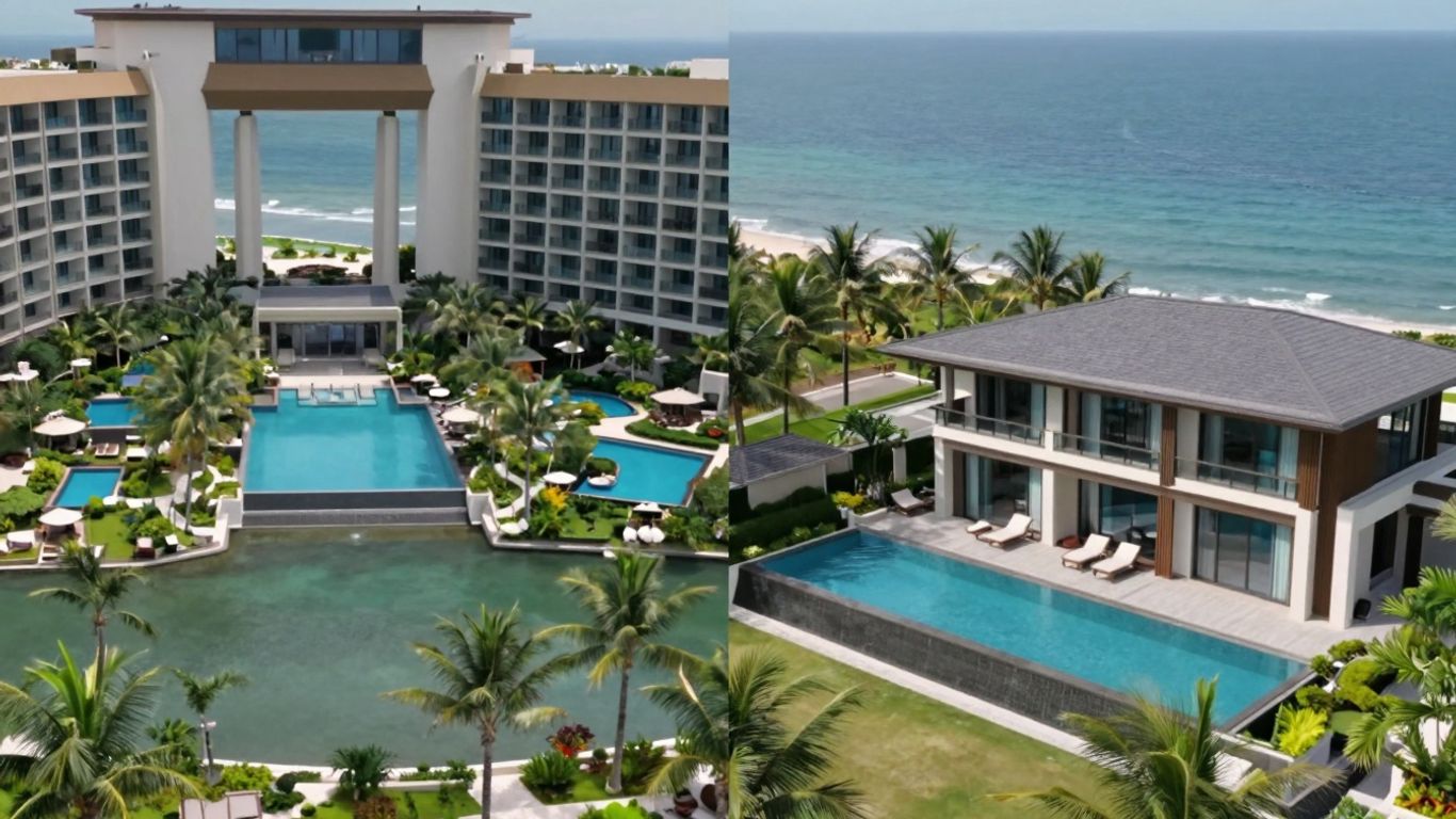 Resort versus villa in Cabo San Lucas.