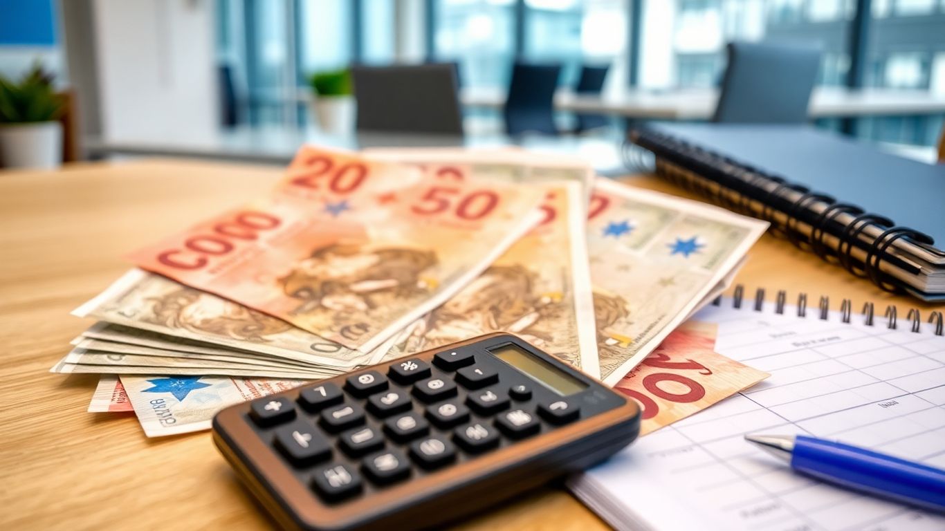 Australian dollars and financial planning tools.