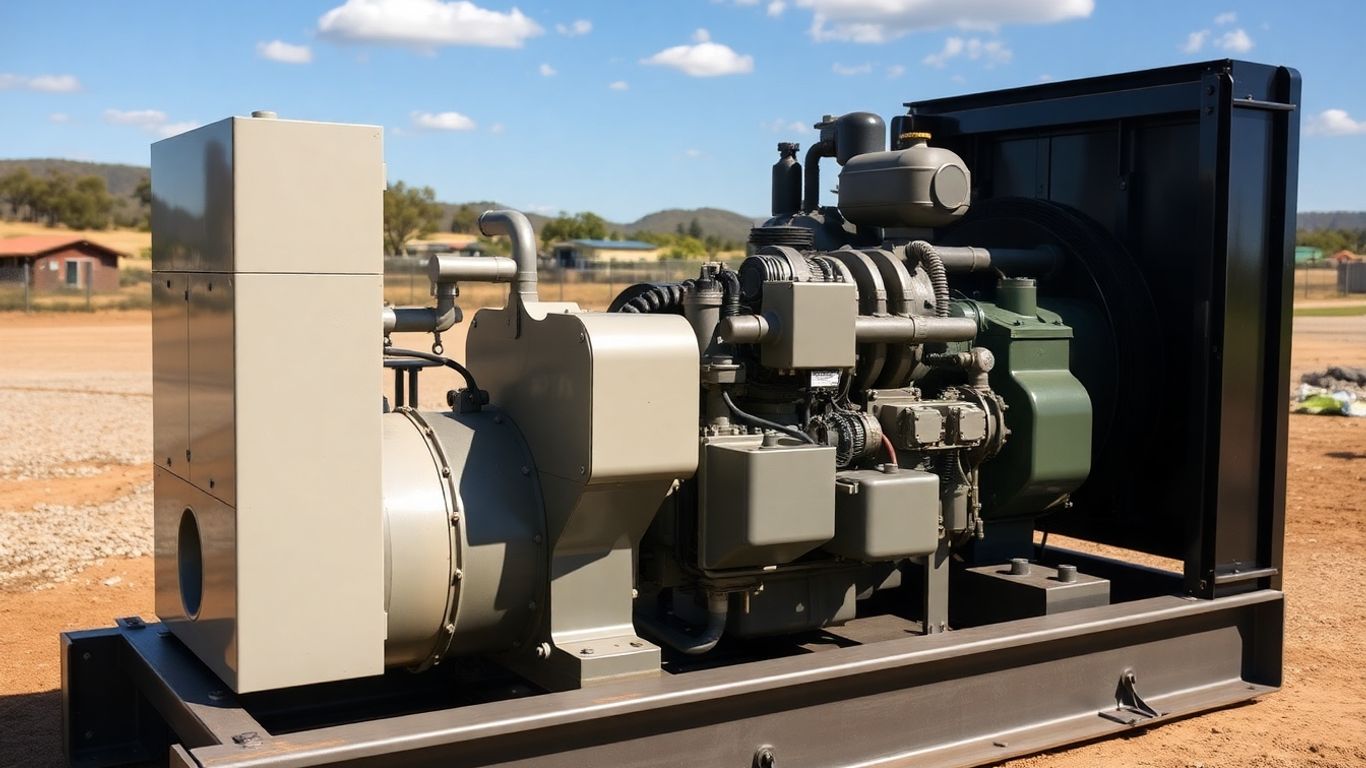 Stationary engine ready for delivery across Australia.