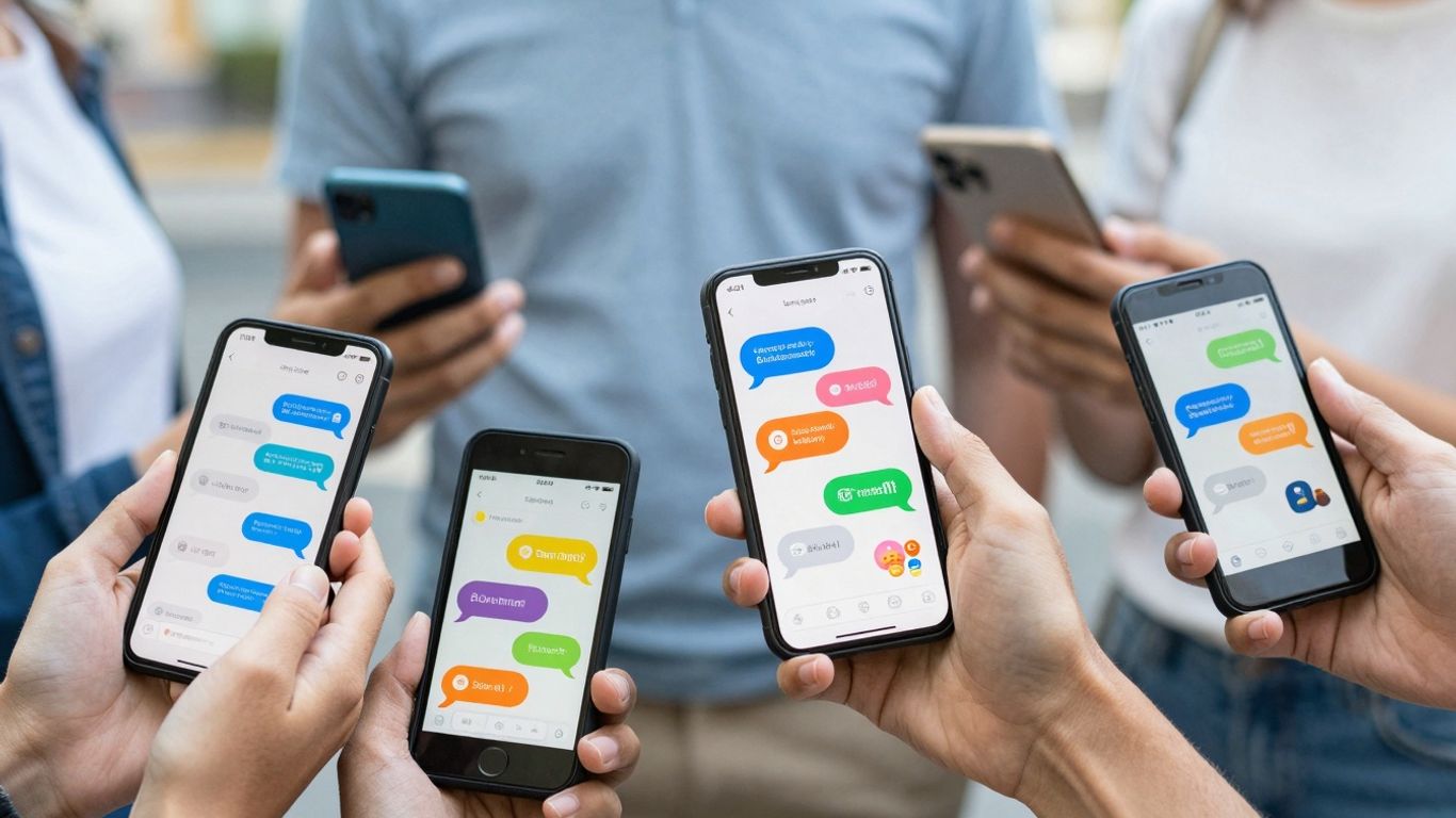 Facebook Messenger app interface on a smartphone screen.