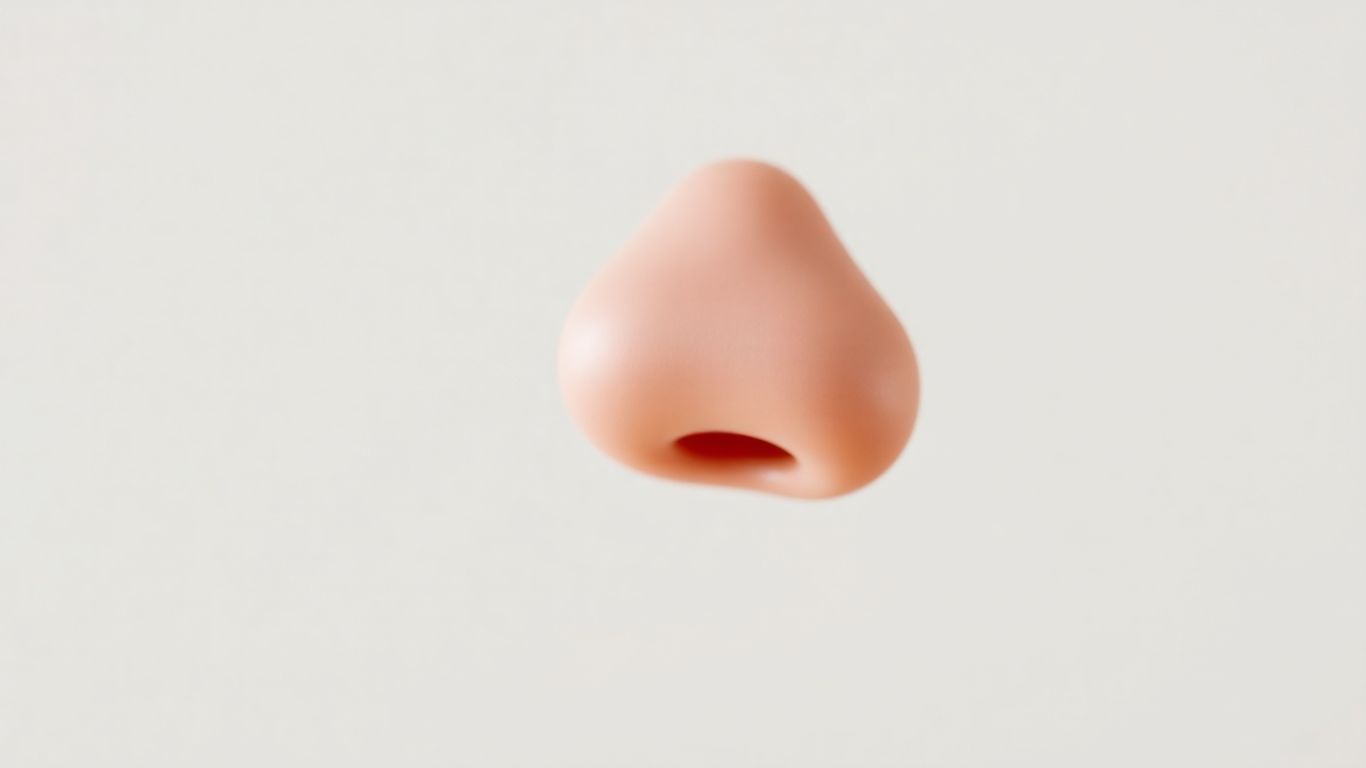 Profile view of a nose, highlighting surgical reshaping.
