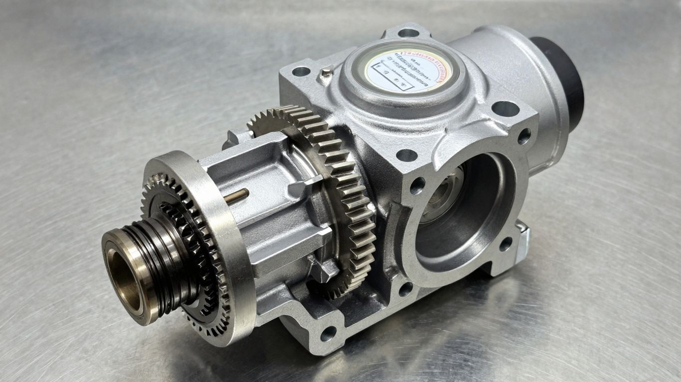 Gearbox part with warranty seal