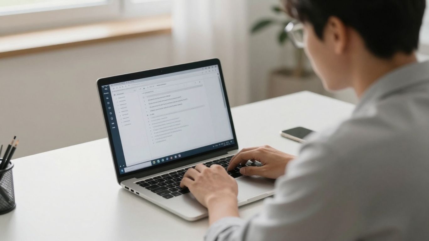 Trader concentré au bureau, début de journée.