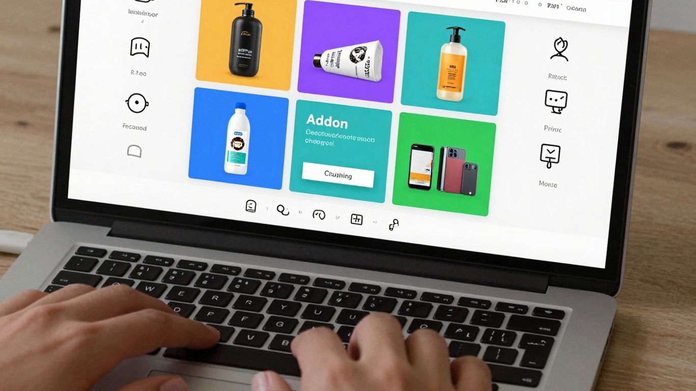 WooCommerce checkout page with add-on options