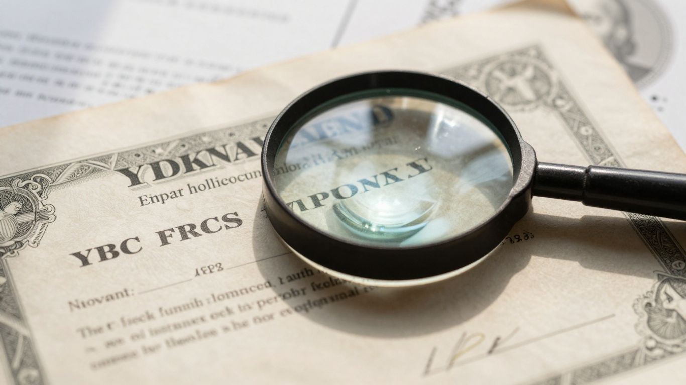 YBTC stock certificate with dividend details