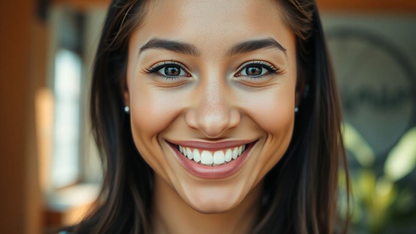 Person smiling confidently for a selfie.