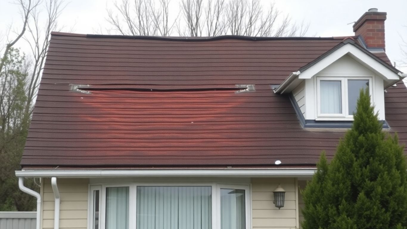 House with a sagging roofline