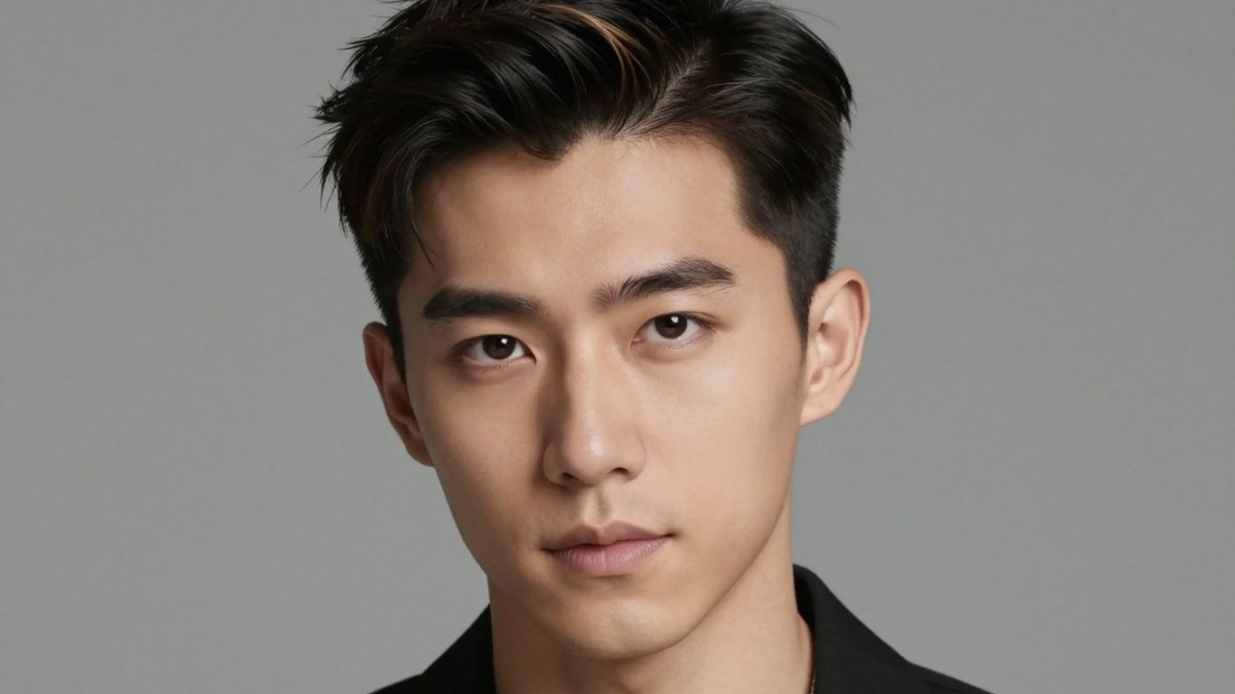 Man with 90s Caesar cut and subtle highlights.