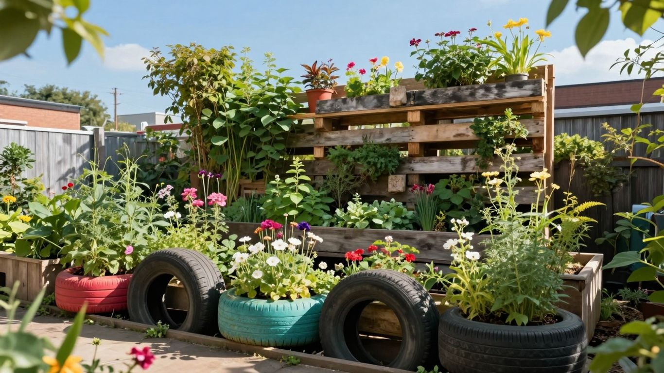 Kreative Upcycling-Gartenprojekte für Ihr Stadtparadies