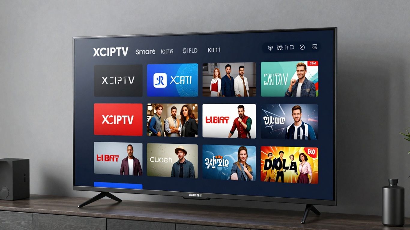 Interface XCIPTV sur une Smart TV Samsung