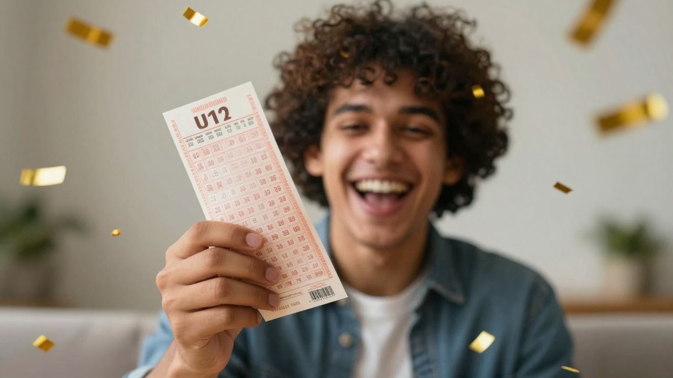 Livebahis'te kazanan şanslı kişi ve para.