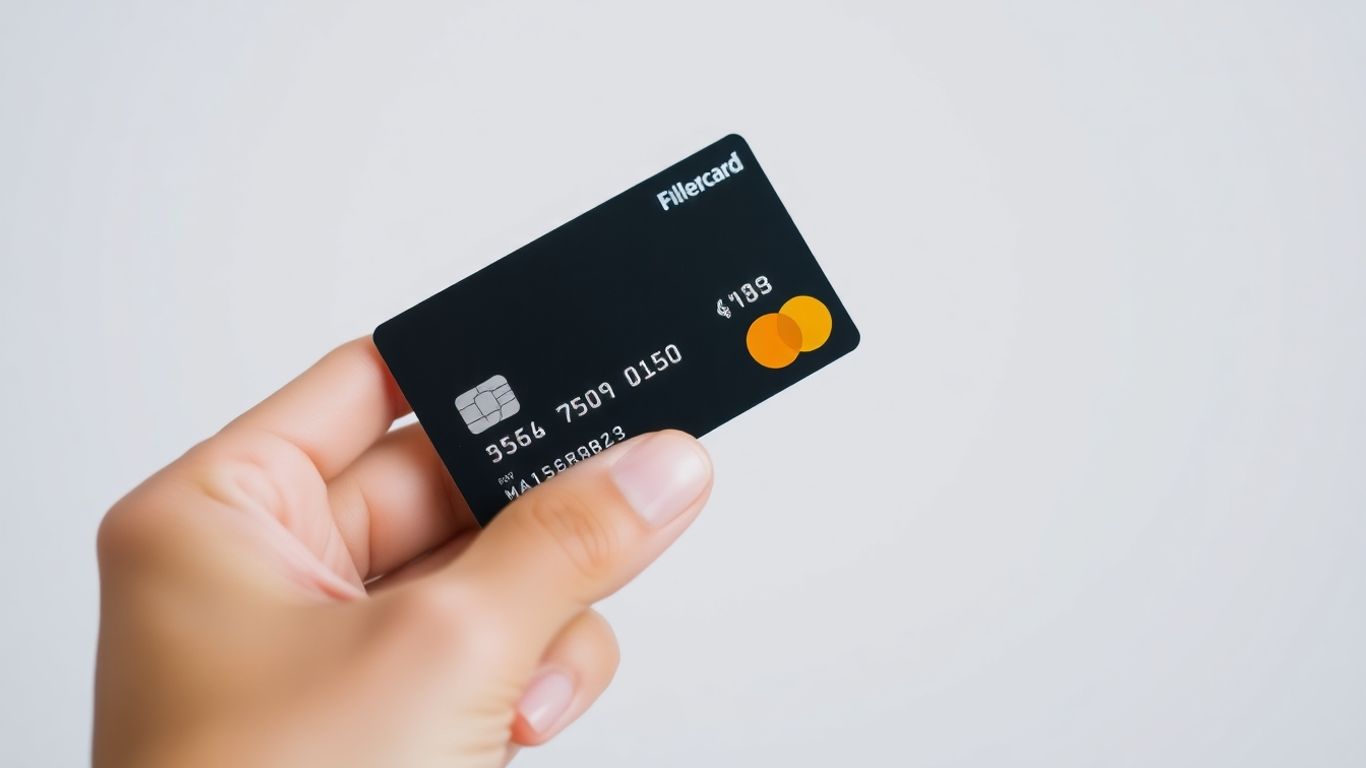 Kreditkarte mit Mastercard Logo