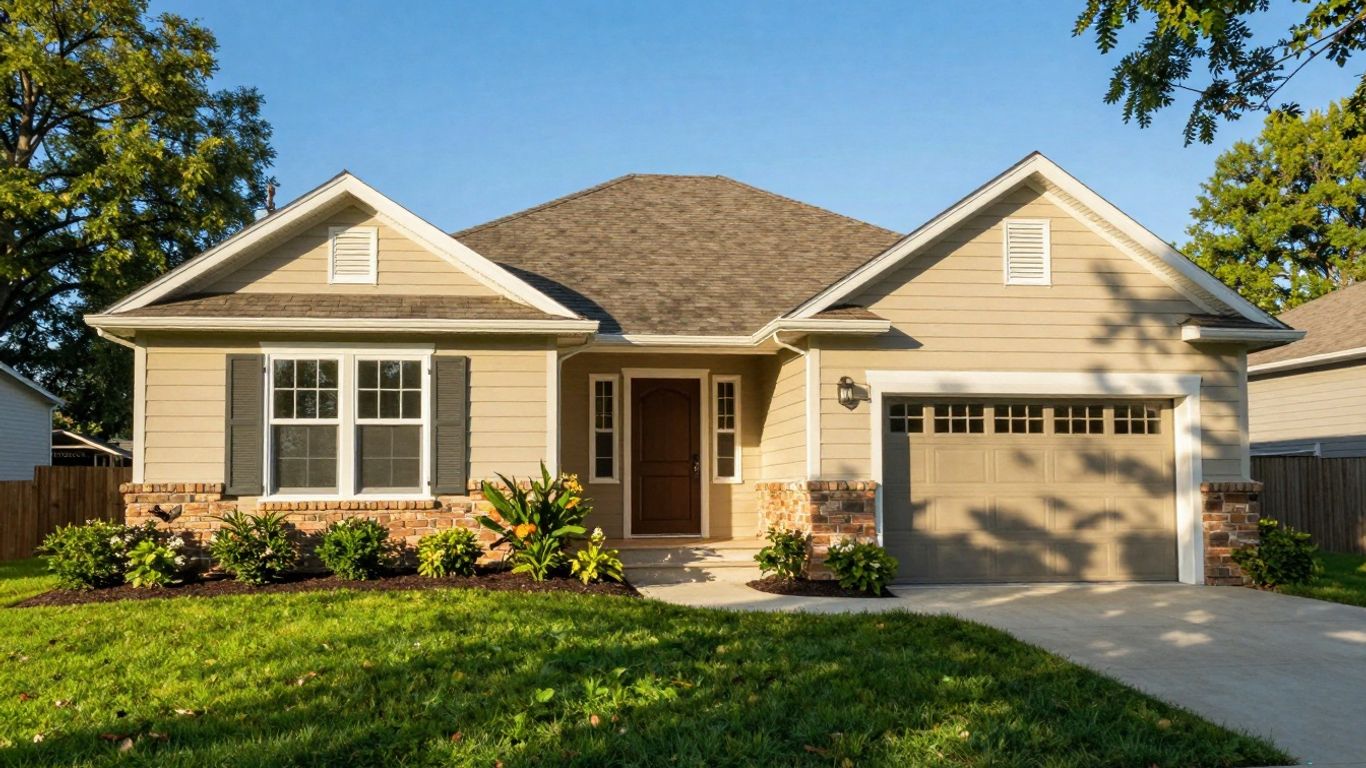 Casa protegida con seguro de hogar