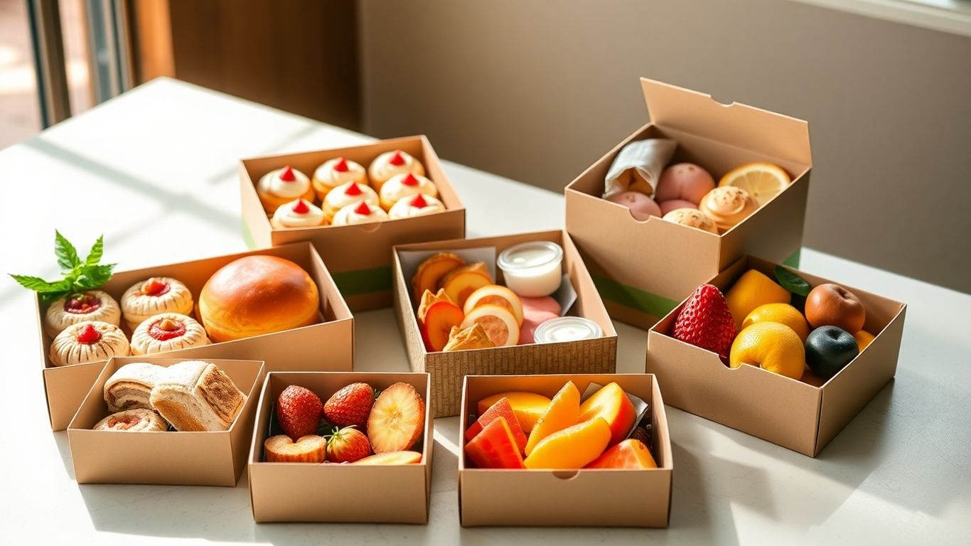 กล่องขนมรวมหลายเมนูน่ากินสำหรับปี 2566