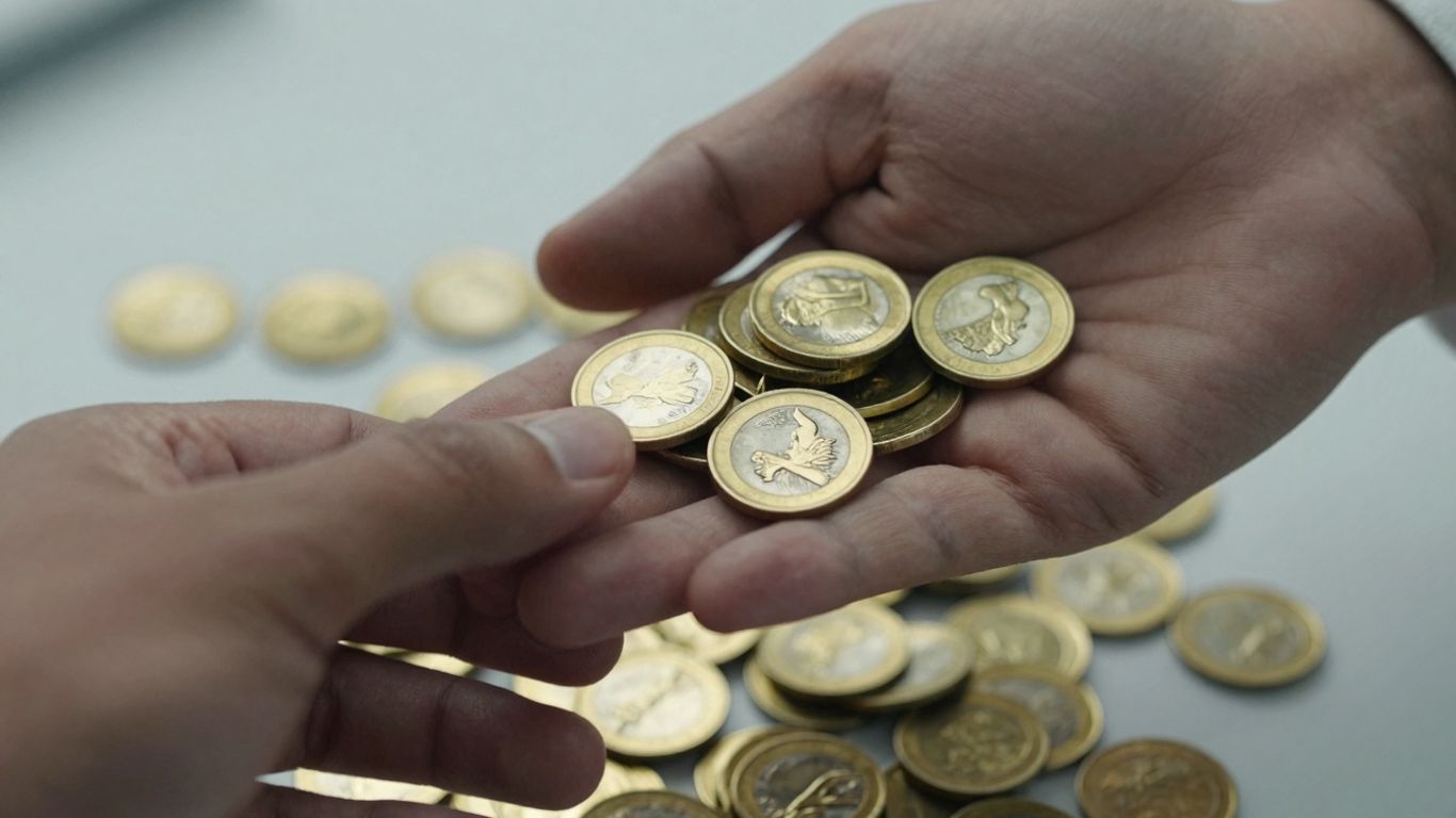 双手紧握金币，交易安全可靠。