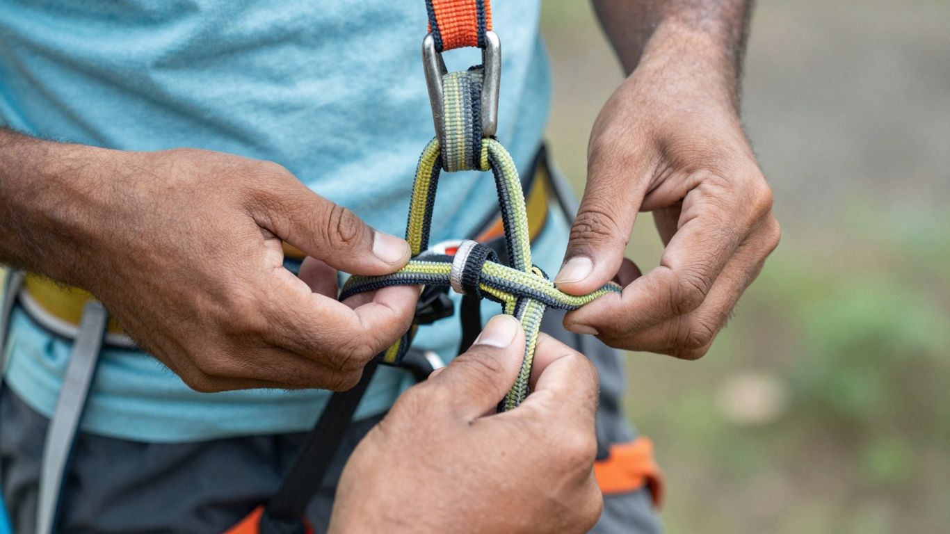 How to Make a Climbing Harness Out of Webbing