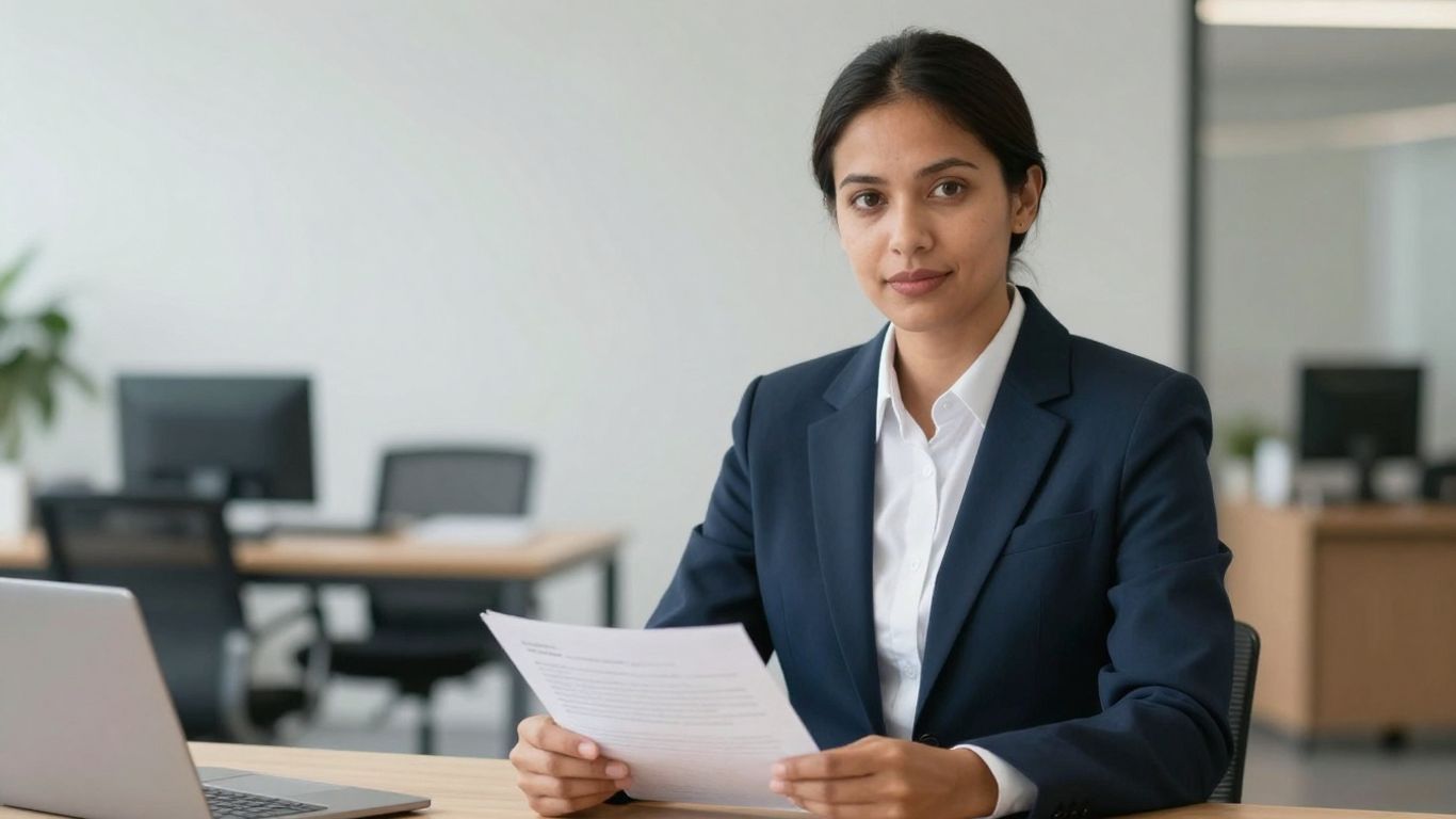 Financial advisor discussing investment options with a client.