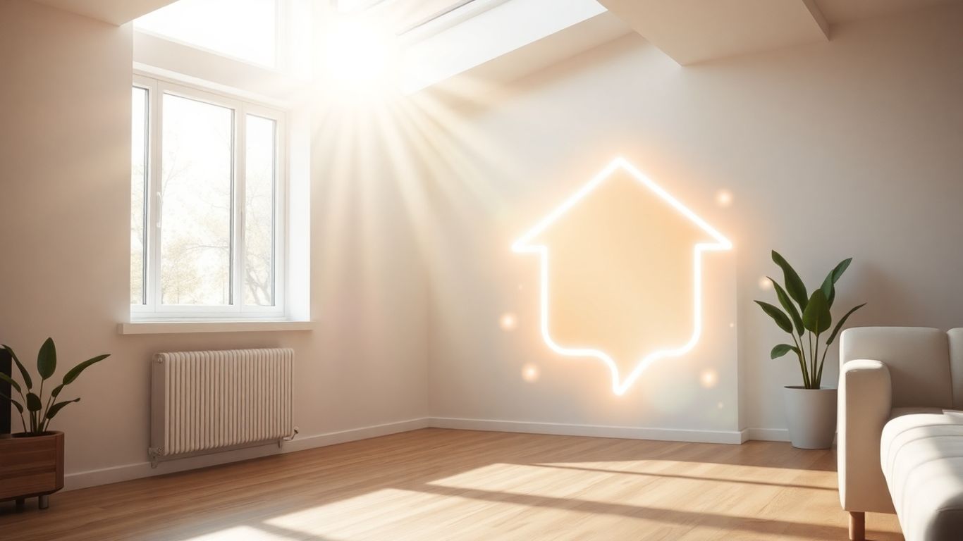 House with optimised solar energy