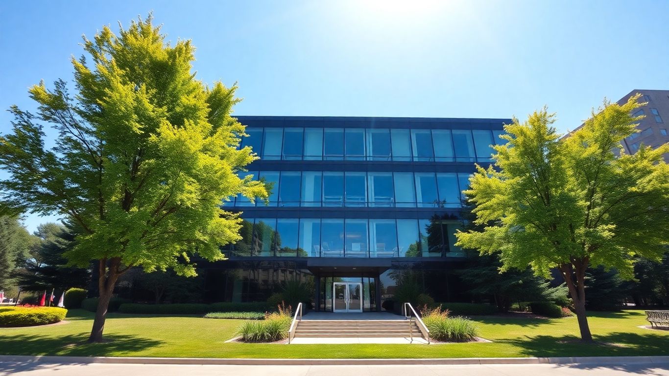 Minnesota financial district office building exterior