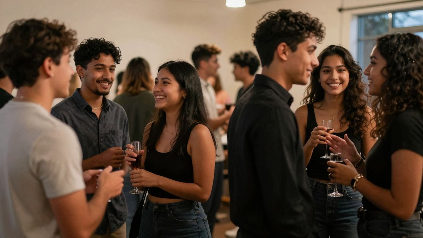 People speed dating at an event in Jacksonville, Florida.