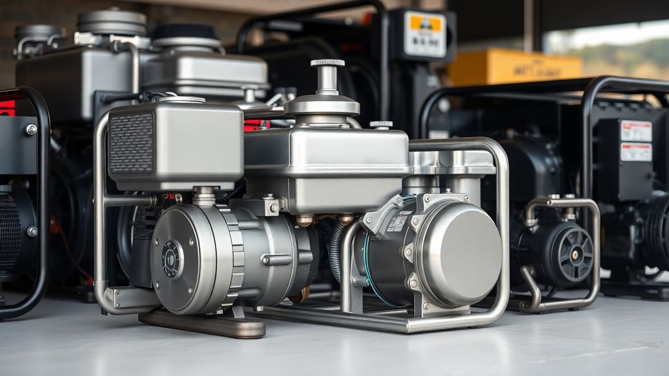 Various generators for sale in Australia.