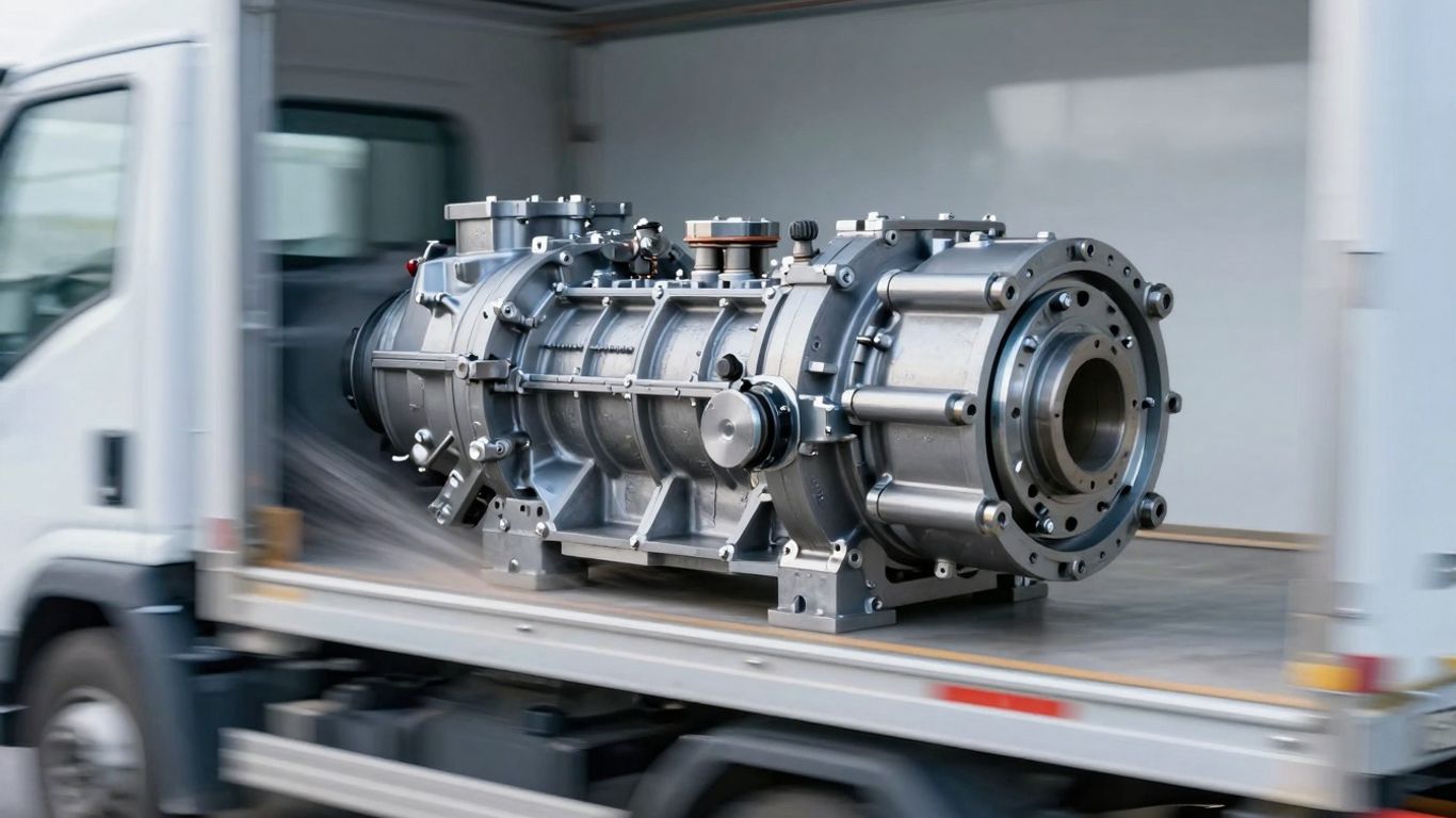 Fast dispatch of industrial gearboxes for quick delivery.