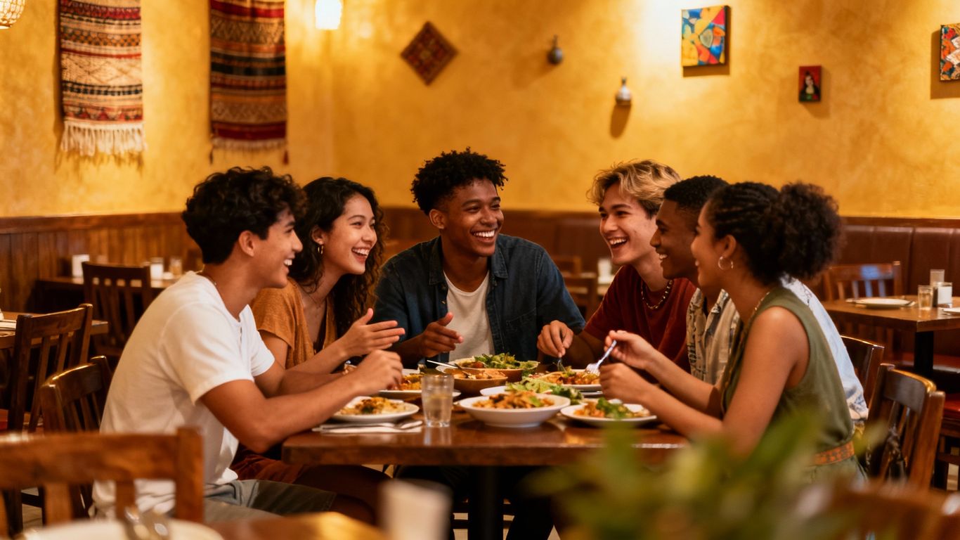 Diverse couples dating across different cultures.