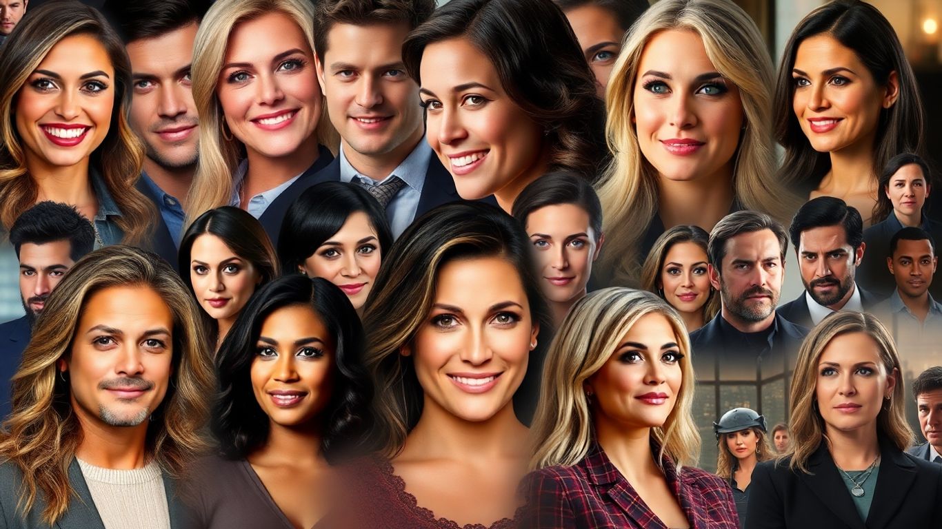 Actori populari din seriale TV de succes.