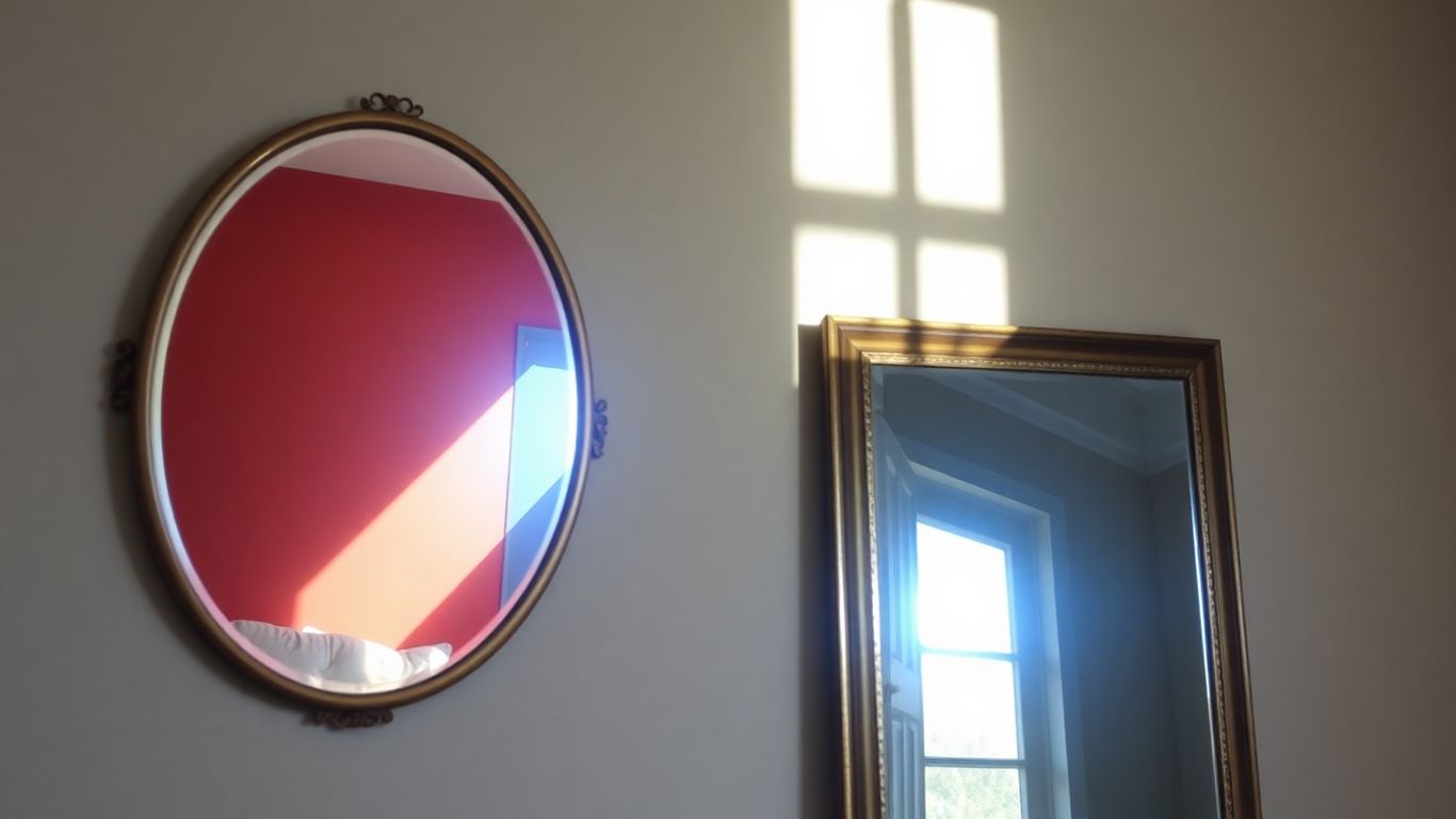 Reflexii strategice în cameră, creând spațiu și adâncime.