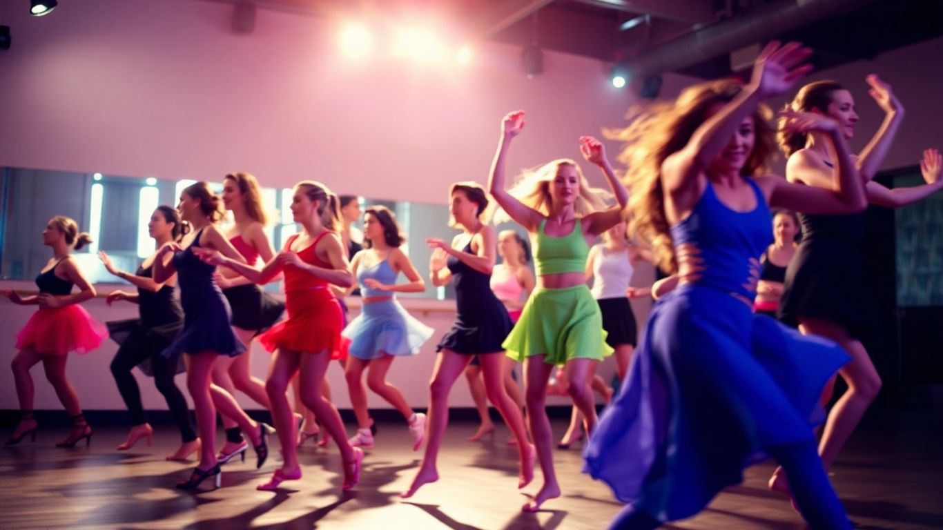 Dancers in motion at Nydance studios