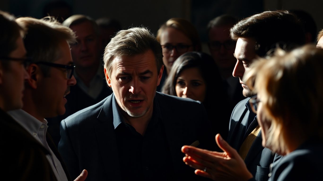 Intense discussion and debate over current controversies.