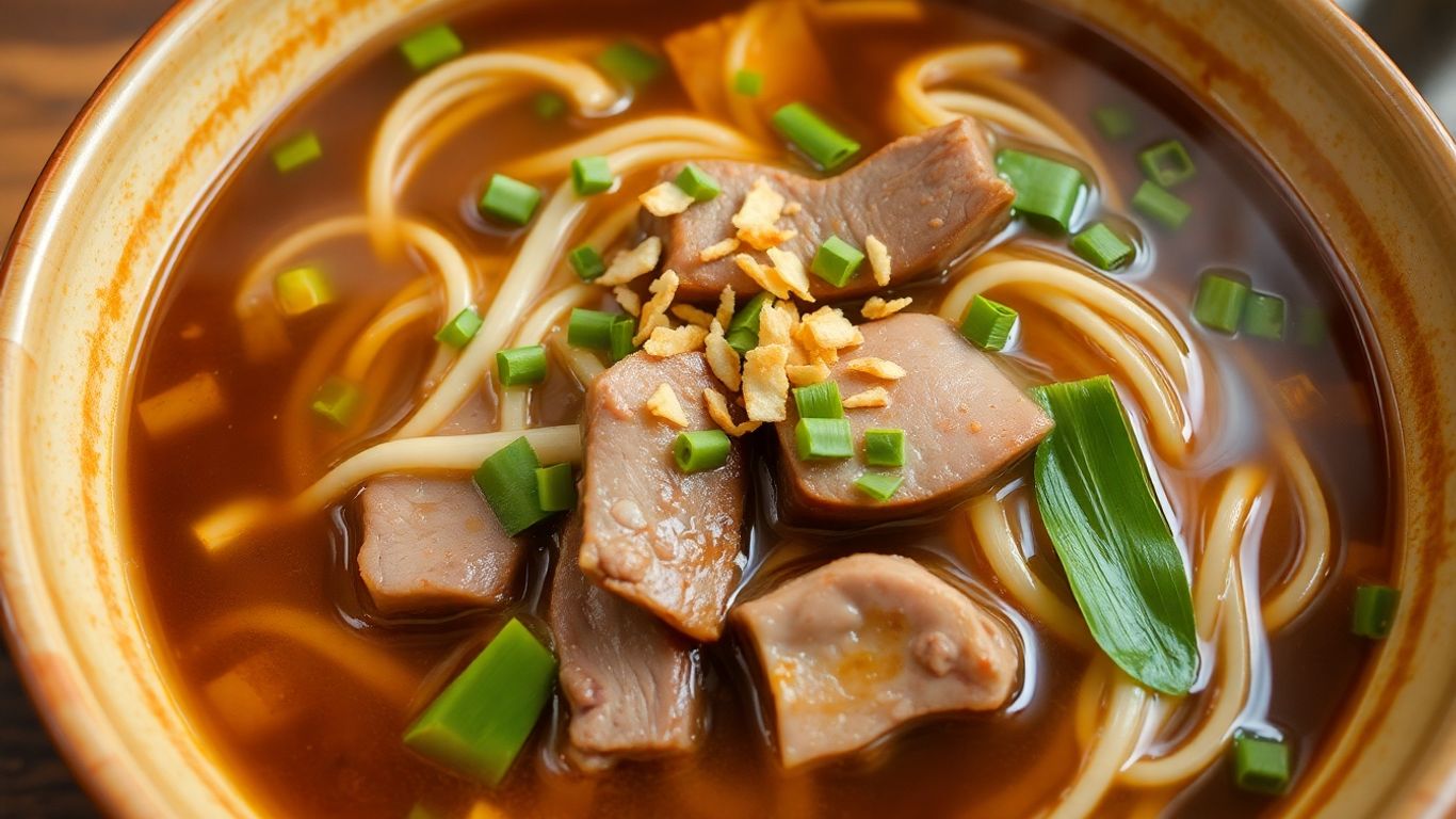 ก๋วยเตี๋ยวเรือฮาลาล ชามใหญ่ เครื่องแน่น น่าทาน