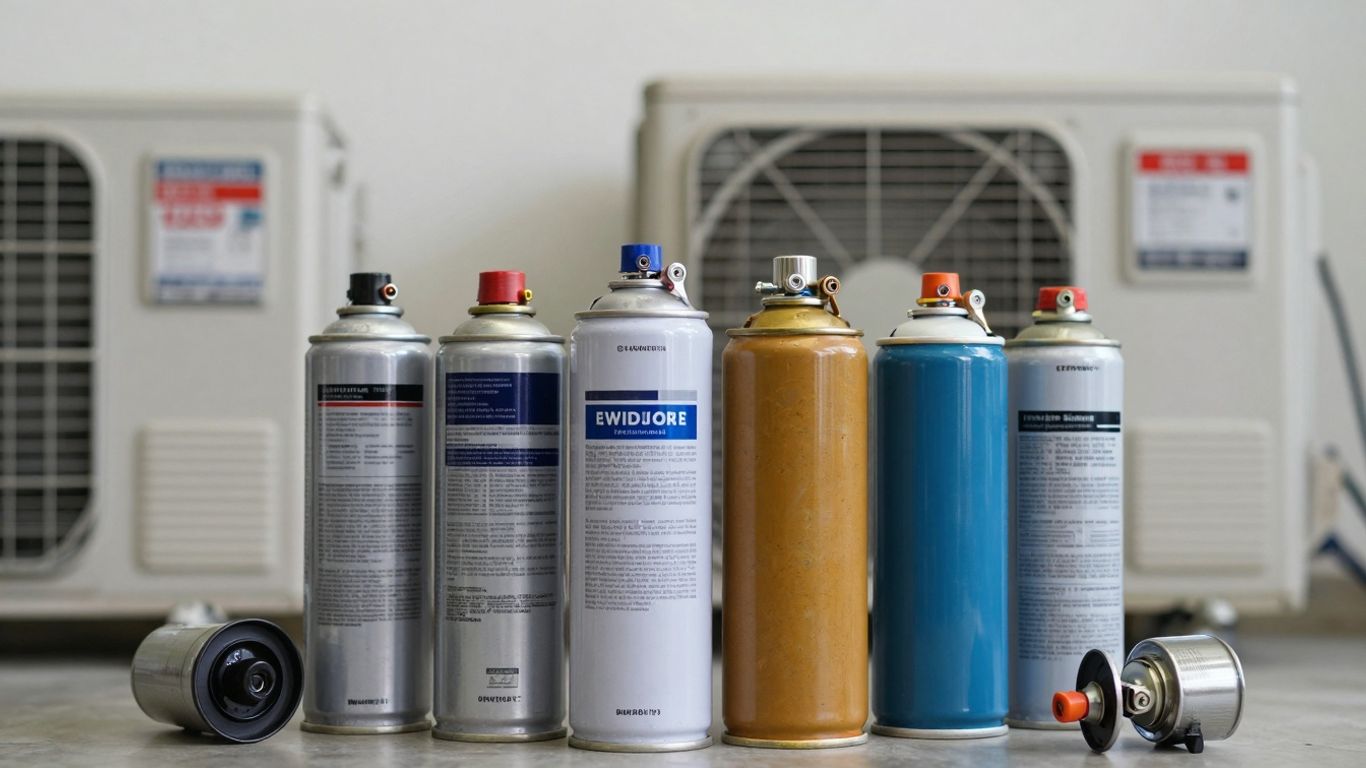 Kältemittel und Klimaanlagen-Komponenten im Vergleich