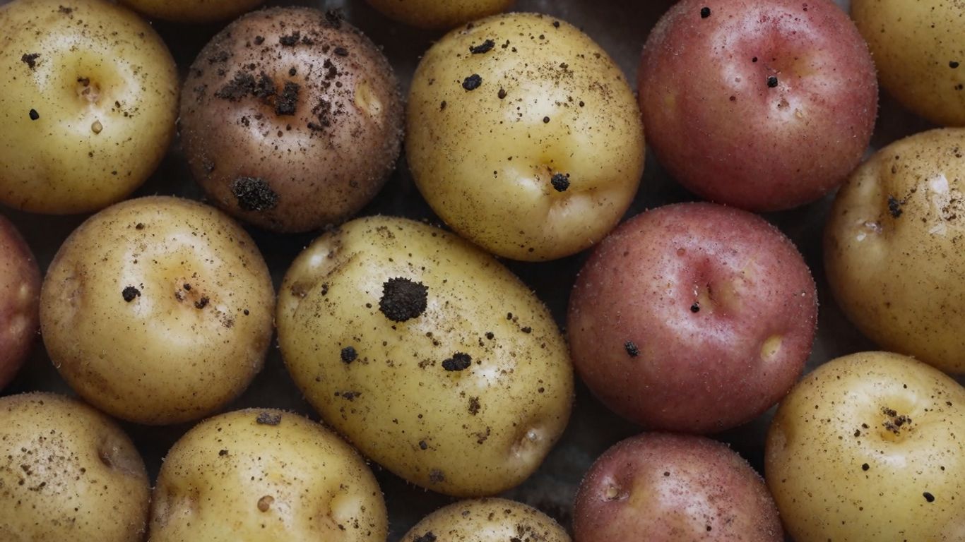 Verse biologische aardappelen, klaar om te koken.