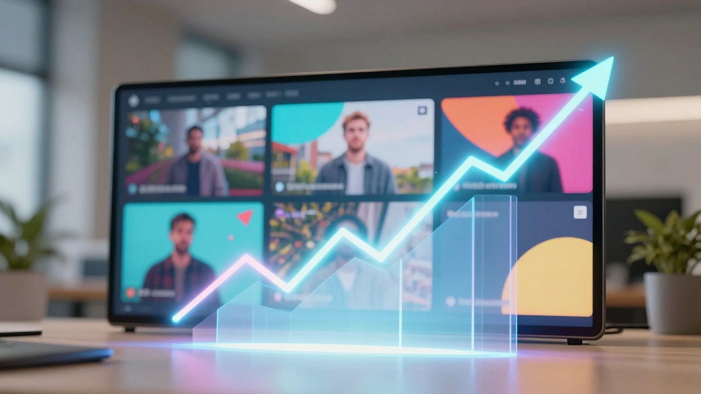 ViewFi platform interface with engaging video content.