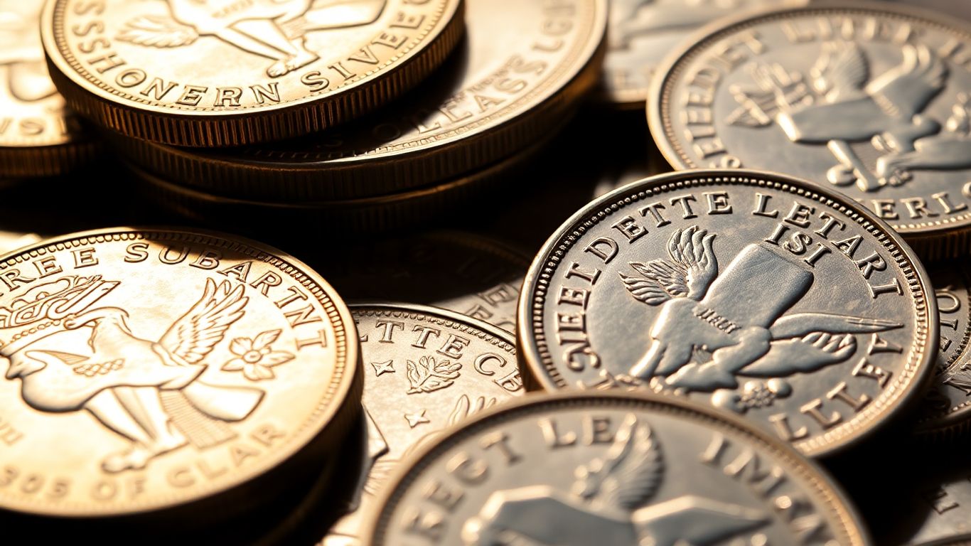 Stack of silver dollars, Tampa coin value guide