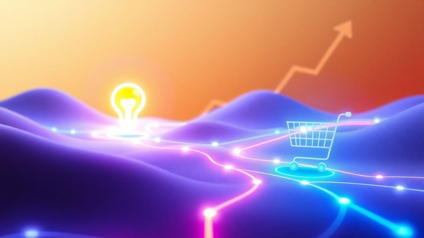 Digital pathways from idea to shopping cart.