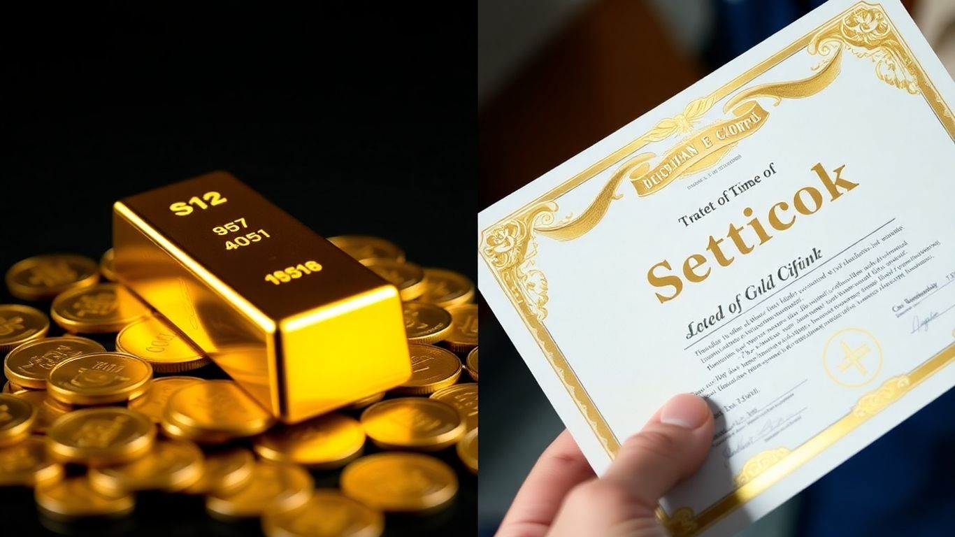 纸黄金与实物黄金的优缺点