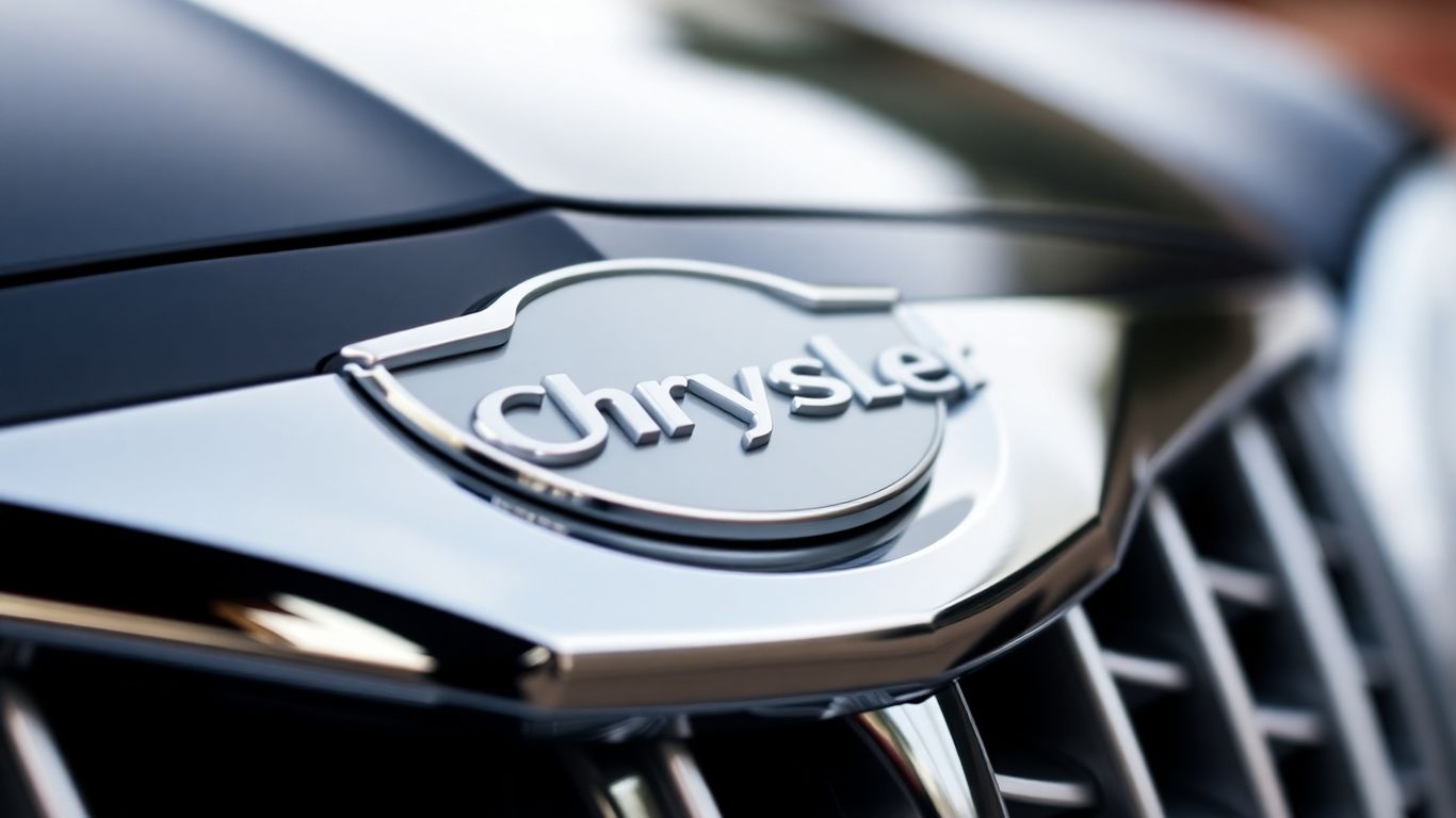 Genuine Chrysler auto parts emblem