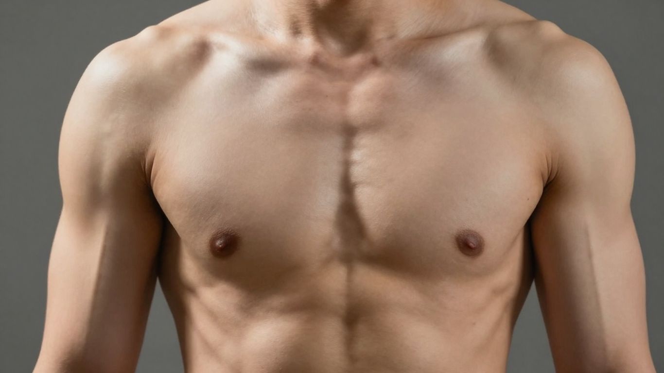 Body composition analysis showing muscle and fat.