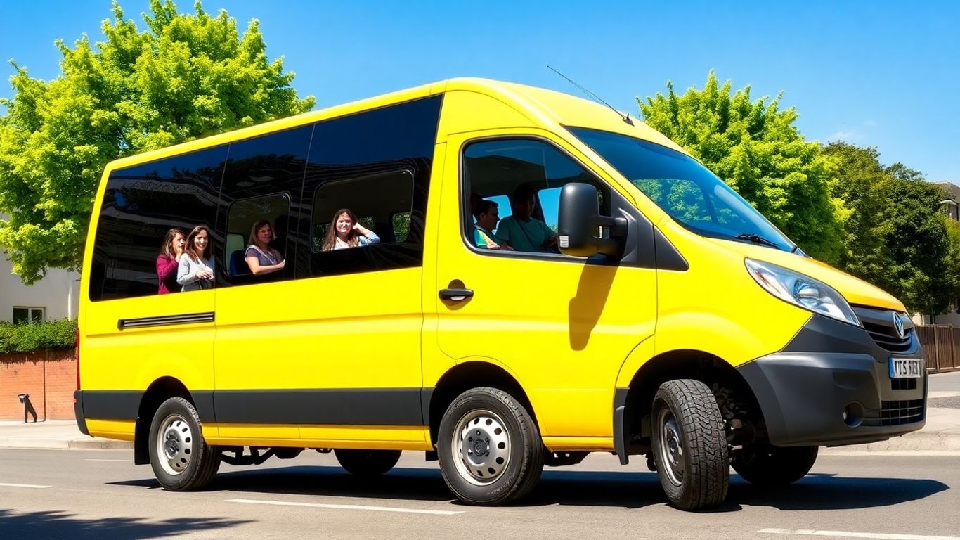 12-seater minibus ready for group day trip in Slough.