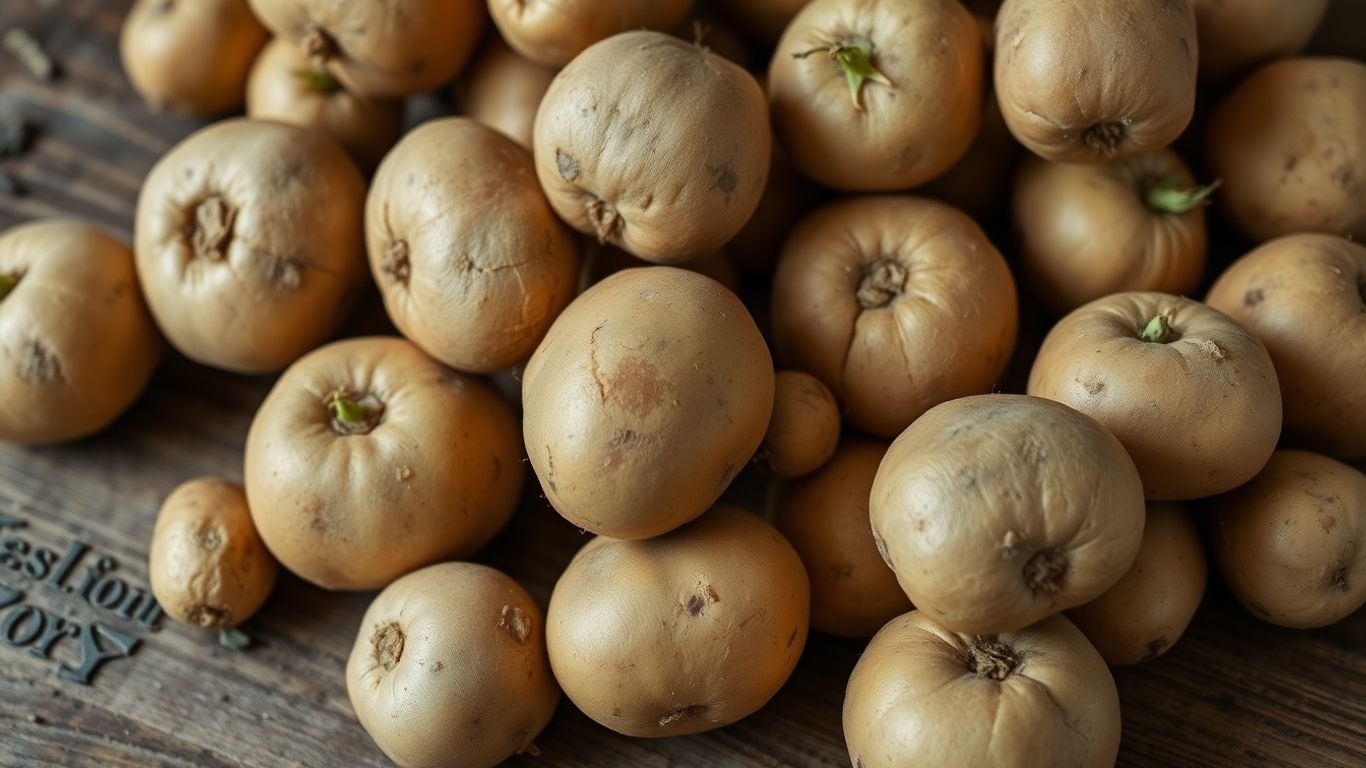 Biologisch pootgoed aardappelen op houten ondergrond