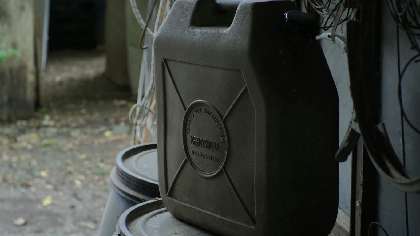 black and gray plastic container