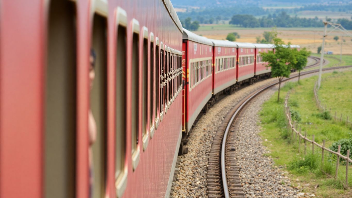Train en panne bloquant des passagers