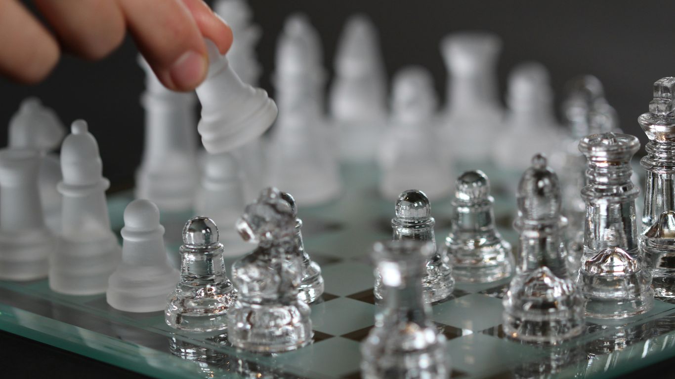 person playing chess