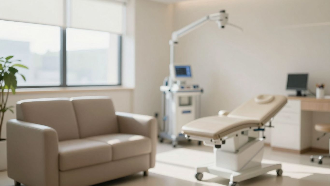 Weight loss clinic interior with natural light.