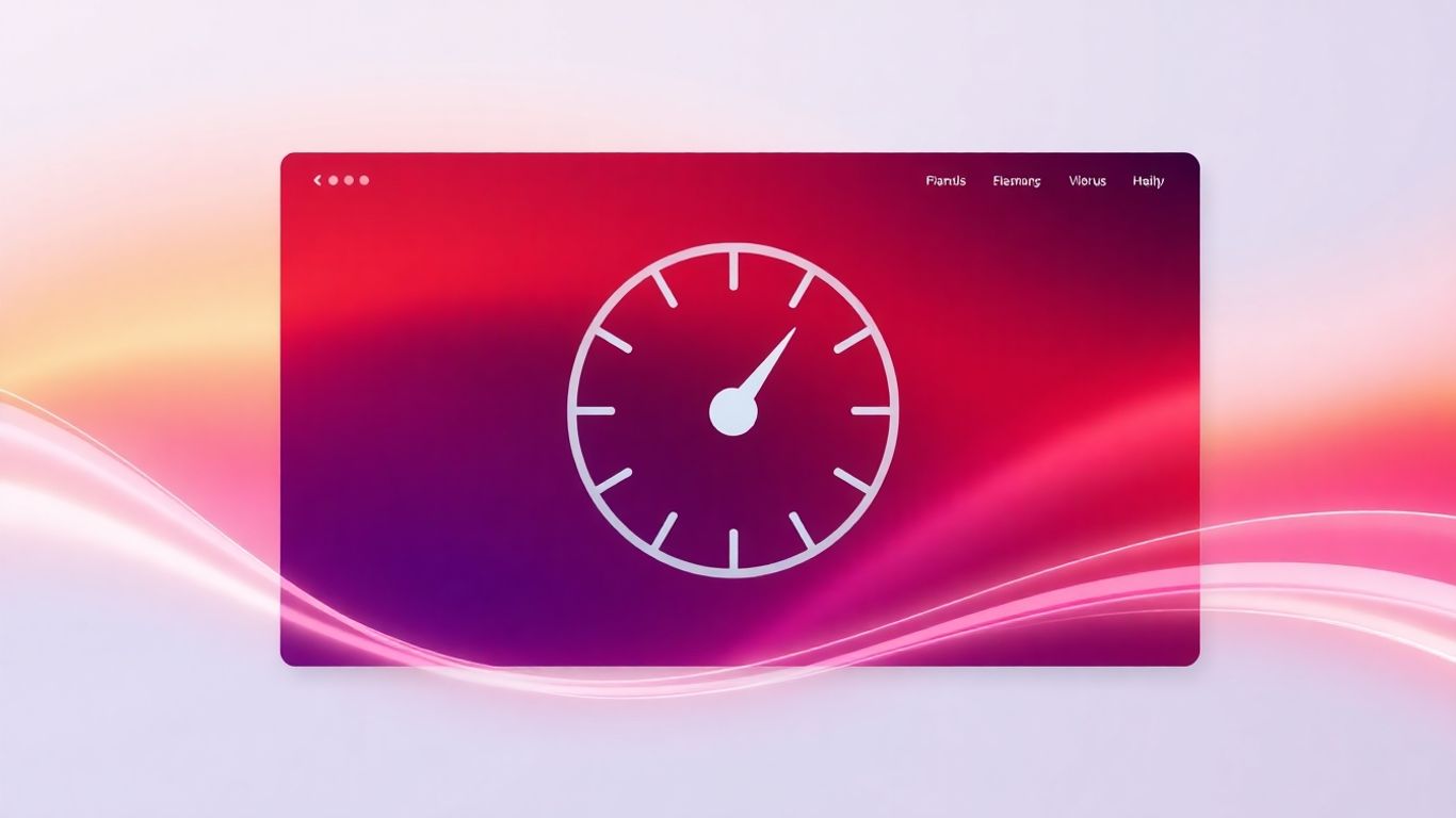 Website loading speed with design elements