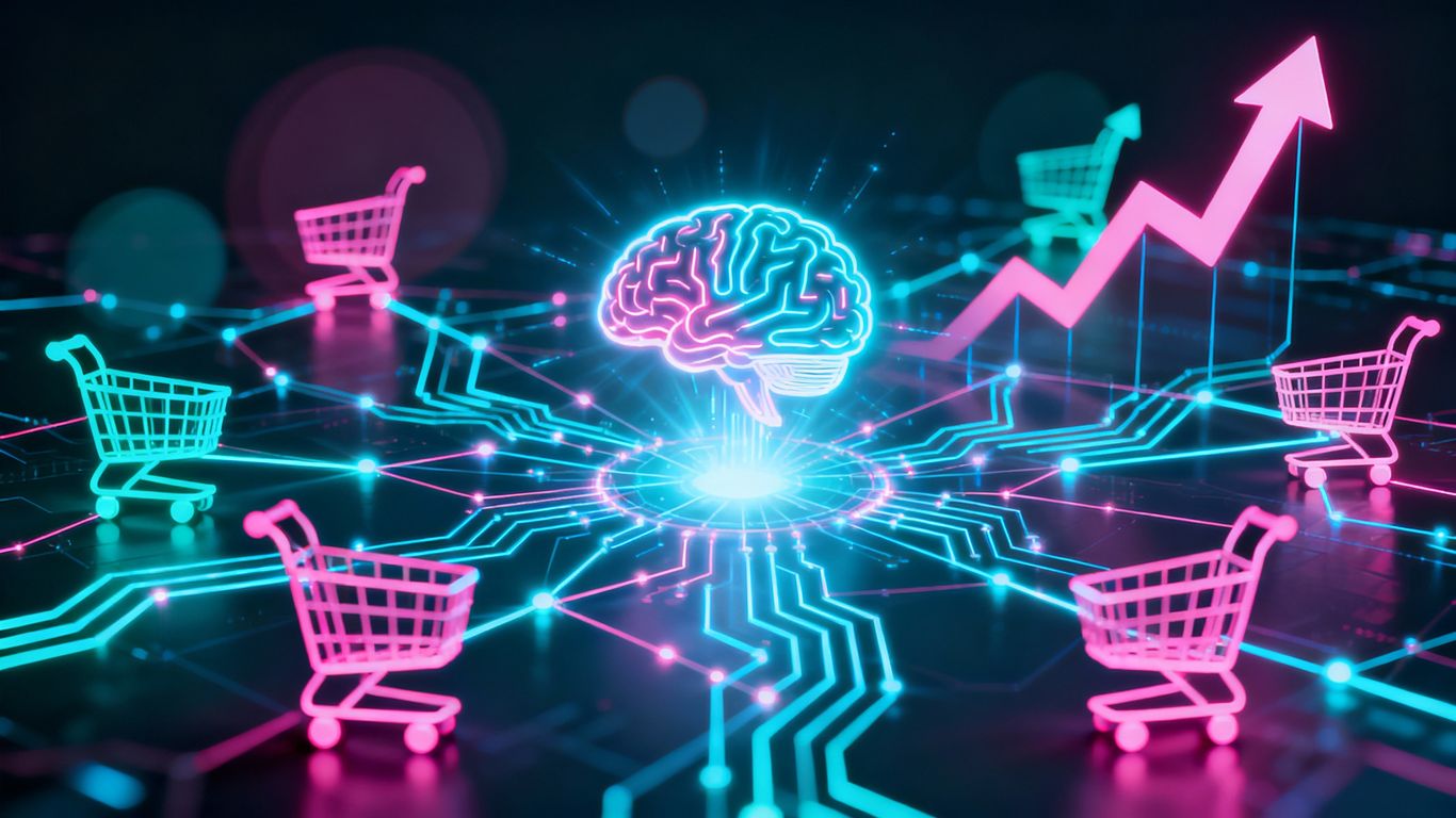 AI transforming e-commerce with growth and innovation.