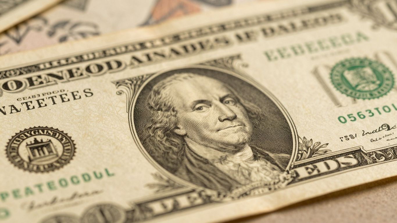 Gold certificate currency close-up