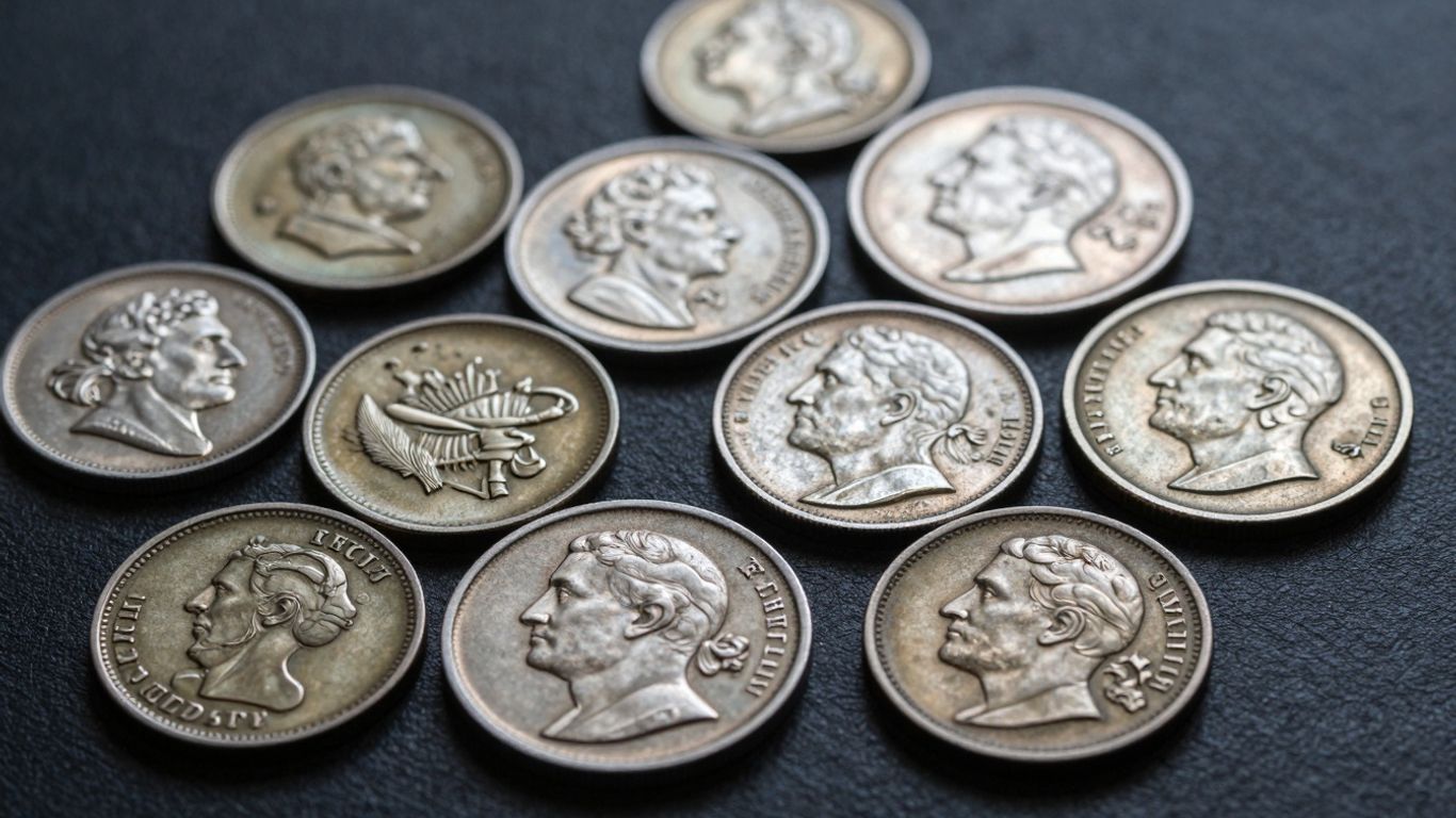 Collection of rare coins for appraisal